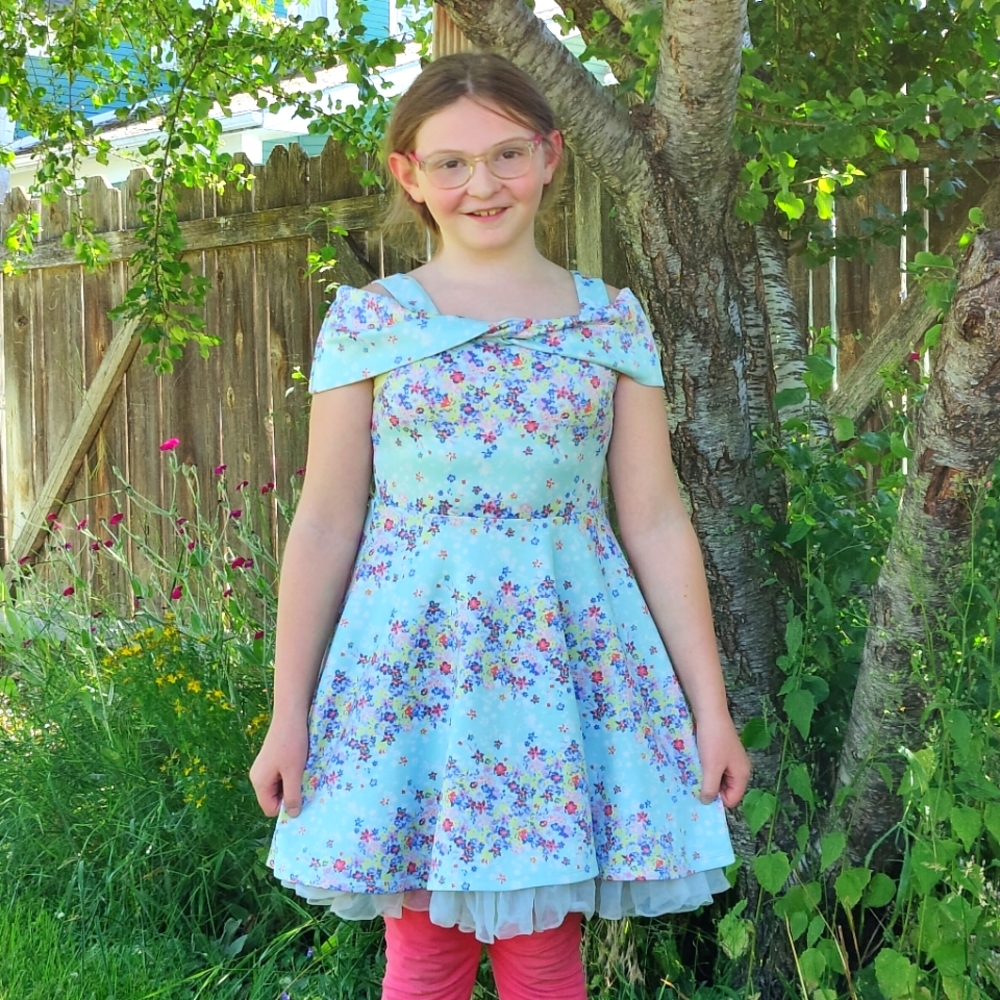 Cute floral spring dress
